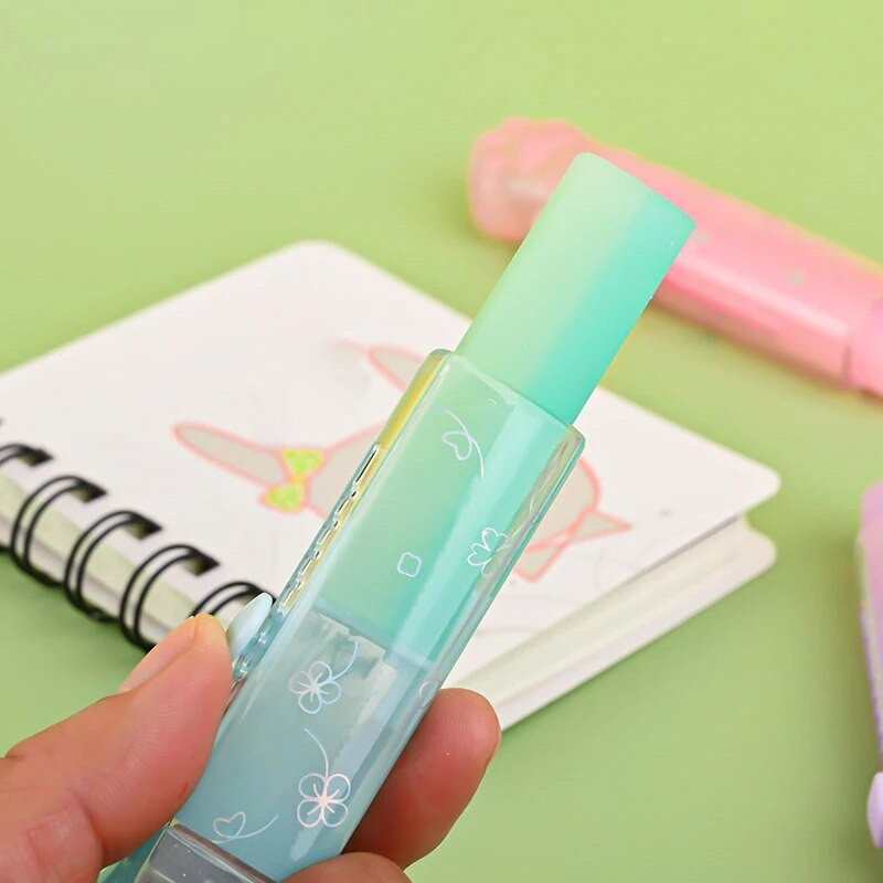 1vnt Kawaii Push-pull Design Cat Paw Nešiojama guminė trintukas Animacinių pieštukų trintukas Vaikams Žaislai Raštinės reikmenys Mokykliniai biuro reikmenys