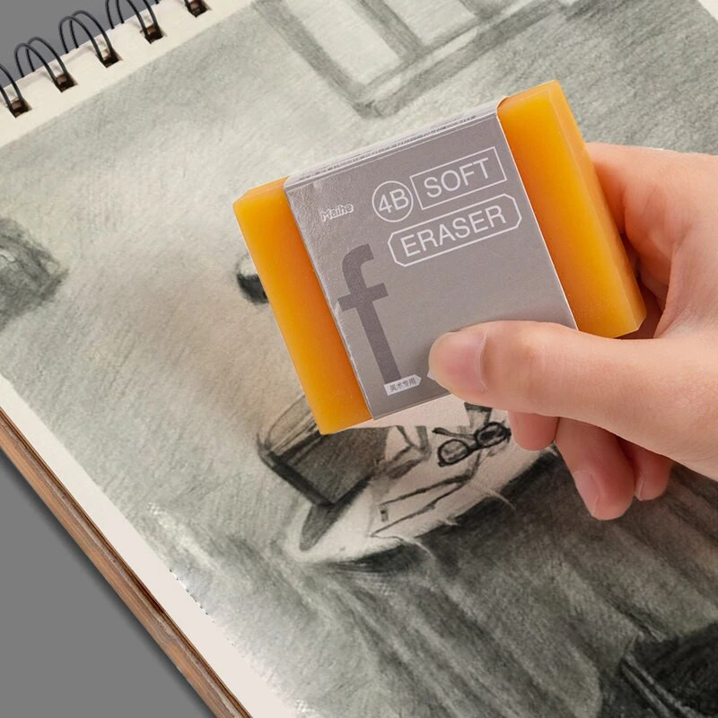 Extra Large No Smudge Μαλακό Σαπούνι Γόμα από καουτσούκ για B 2B 3B 4B Μολύβια σκίτσων σχεδίου για Σχολική Τέχνη γραφείου