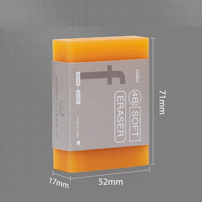 Extra Large No Smudge Μαλακό Σαπούνι Γόμα από καουτσούκ για B 2B 3B 4B Μολύβια σκίτσων σχεδίου για Σχολική Τέχνη γραφείου