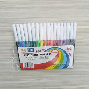 12-24 Krāsu pildspalvu mākslas marķieru zīmēšanas komplekts Krāsas bērniem Akvareļu pildspalva Drošs Netoksisks grafiti veselības skolas kancelejas piederumi