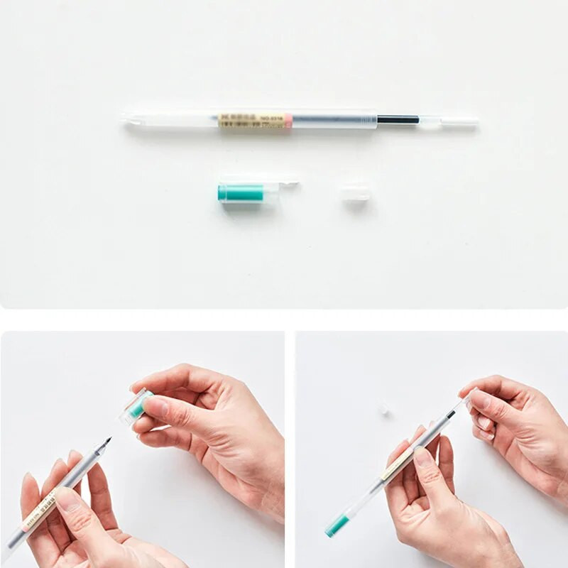 12 culori Marker Pen 0,5 mm MUJIs Pixuri Școală Rechizite de birou Zile de glonț Cont de mână Pictură Papetarie Pix gel japonez