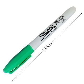 Sharpie Paint Marker Водоустойчив Fine Point 1 mm Permanent Art Безпрашен маркер 11 цвята Creative Doodling Writing канцеларски материали