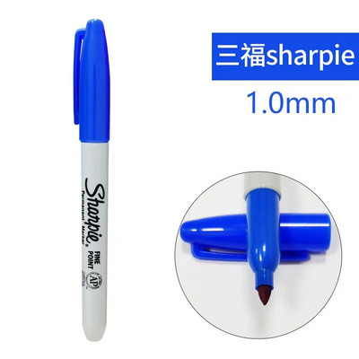 Marcator de vopsea Sharpie, rezistent la apă, vârf fină, 1 mm, artă permanentă, fără praf, marker, 11 culori, mâzgălire creativă, articole de papetărie