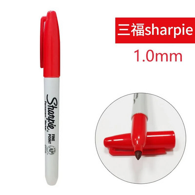 Marcator de vopsea Sharpie, rezistent la apă, vârf fină, 1 mm, artă permanentă, fără praf, marker, 11 culori, mâzgălire creativă, articole de papetărie