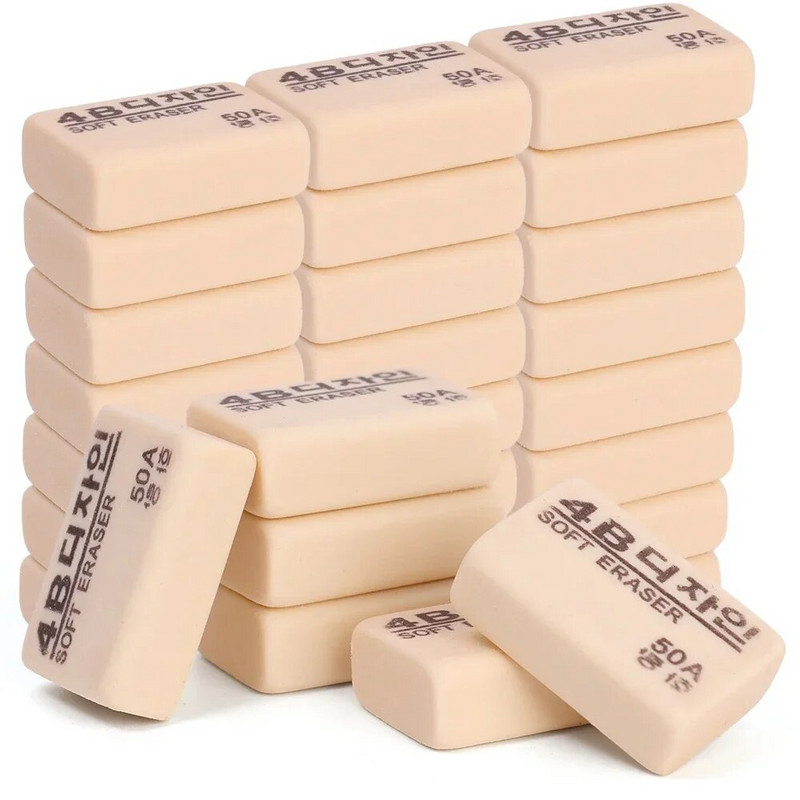 4B Dzēšgumijas Slaucīšanas rīki Skolēnu kancelejas preču labošanas rīki Mīkstas gumijas zīmuļu dzēšgumija Zīmējumu rakstīšana Skolas biroja piederumi