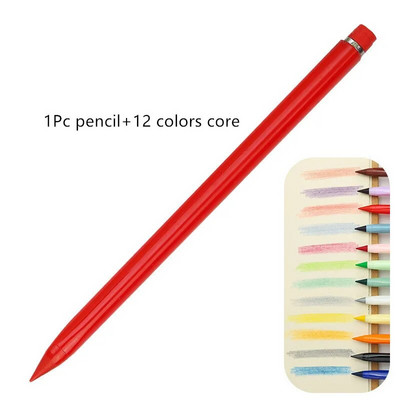 Σετ απεριόριστων μολυβιών με δυνατότητα διαγραφής 12 χρωμάτων χωρίς μελάνι Παιδικά χρωματιστά μολύβδινα στυλό Εργαλείο ζωγραφικής μαθητή