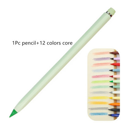 Σετ απεριόριστων μολυβιών με δυνατότητα διαγραφής 12 χρωμάτων χωρίς μελάνι Παιδικά χρωματιστά μολύβδινα στυλό Εργαλείο ζωγραφικής μαθητή