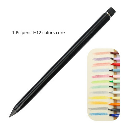 Σετ απεριόριστων μολυβιών με δυνατότητα διαγραφής 12 χρωμάτων χωρίς μελάνι Παιδικά χρωματιστά μολύβδινα στυλό Εργαλείο ζωγραφικής μαθητή