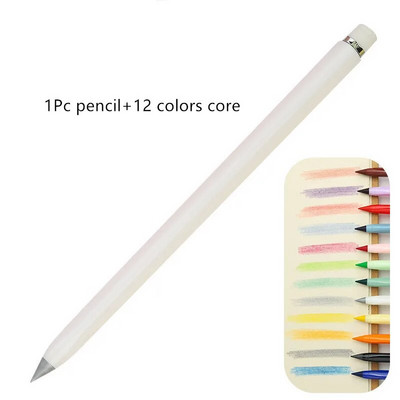 Σετ απεριόριστων μολυβιών με δυνατότητα διαγραφής 12 χρωμάτων χωρίς μελάνι Παιδικά χρωματιστά μολύβδινα στυλό Εργαλείο ζωγραφικής μαθητή