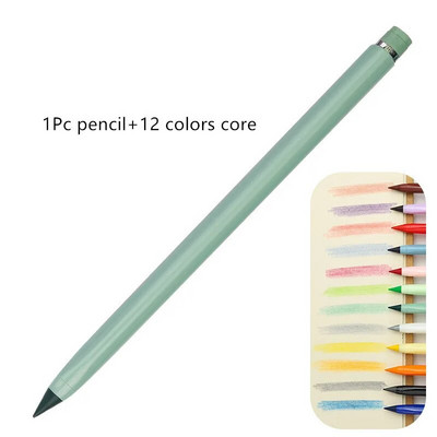 Σετ απεριόριστων μολυβιών με δυνατότητα διαγραφής 12 χρωμάτων χωρίς μελάνι Παιδικά χρωματιστά μολύβδινα στυλό Εργαλείο ζωγραφικής μαθητή