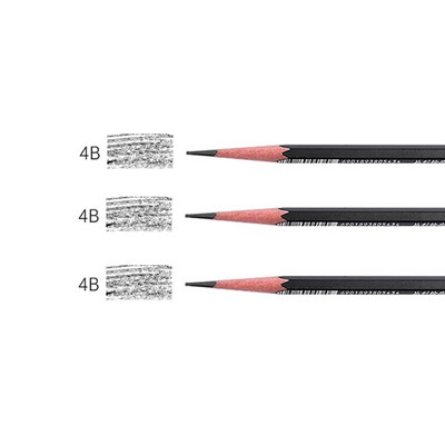 3 gab. Mīksts/vidējs/ciets, balts, brūns, ogles rakstīšanas un skicēšanas skolas piederumi 2H-14B, zīmēšanas zīmuļu komplekts māksla