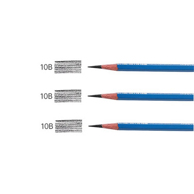 3 gab. Mīksts/vidējs/ciets, balts, brūns, ogles rakstīšanas un skicēšanas skolas piederumi 2H-14B, zīmēšanas zīmuļu komplekts māksla