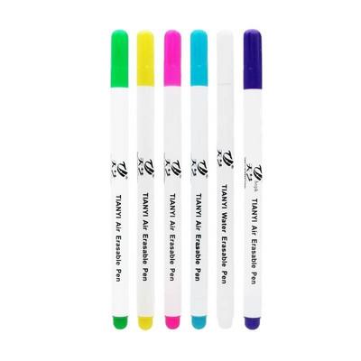 1/4 tk vees lahustuvad pliiatsid Ristpistes vees kustutatav pliiatskangast märgistuspliiats DIY kangamarker Õmblustööriistad Kangatarvikud