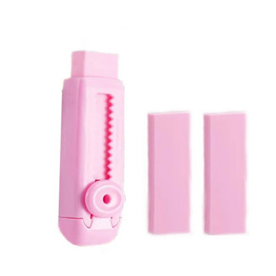 Zīmuļu dzēšgumija Noderīga, darbaspēka taupoša stumšanas gumija, radoši slaukāmi kancelejas piederumi bērniem, kas zīmē, raksta, skolas piederumi