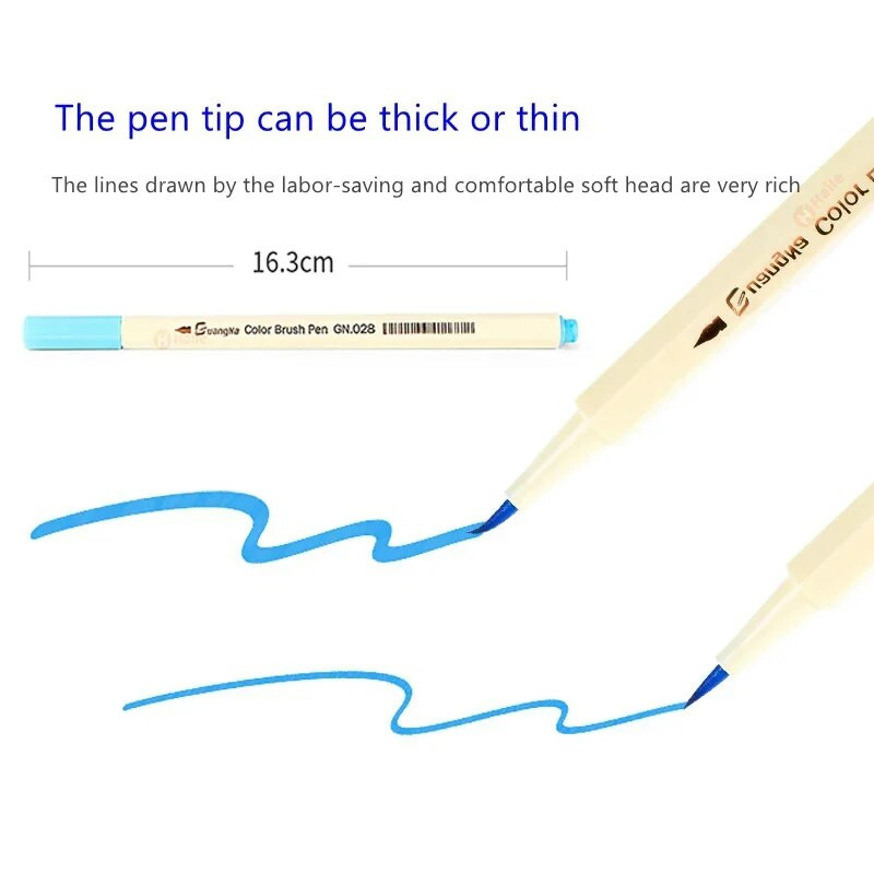 10 τμχ Σετ μαρκαδόροι χρώματος μαρκαδόρου μαλακό πινέλο για σχέδιο πινέλο με γράμματα Καλλιγραφία Ζωγραφική Σχολή DIY Art Supplies Brushpen