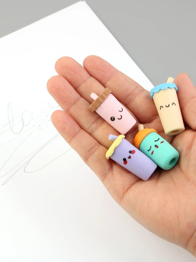 Radoša, jauka multfilmas kausa dzēšgumija, individuāla iepakojuma noņemama dzēšgumija studentu balvas kancelejas piederumi