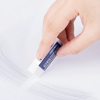 DELI White Rubber Eraser 2PCS/LOT 2B Exam Μολύβι Γόμες Μαθητικής Διόρθωσης Σχολικά Χαρτικά