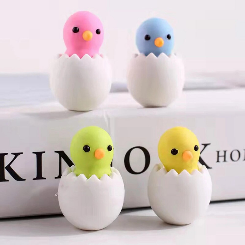 4Gb jaukas multfilmas cālīša formas gumijas dzēšgumija Studentu mācību kancelejas piederumi bērniem radoši jaunums zīmuļu dzēšgumijas Jaunas rakstāmpiederumi