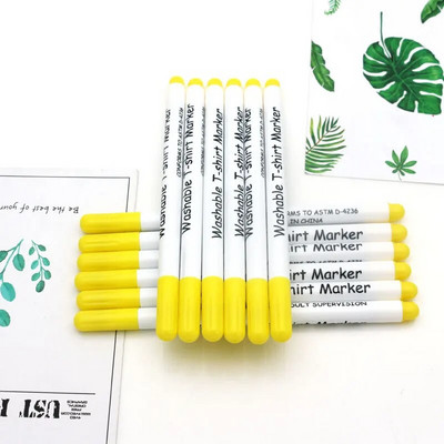 6 gab. Ūdens dzēšamās pildspalvas Auduma marķieri Šķīstošs krustdūriens zīmulis savārstījums Rokdarbi šūšanas instrumentiem Aksesuāri Māksla Amatniecība