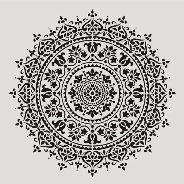 30 * 30 cm izmēra diy craft mandalas veidne trafaretu krāsošanai apzīmogots fotoalbums reljefs papīra kartīte uz koka, auduma, sienas