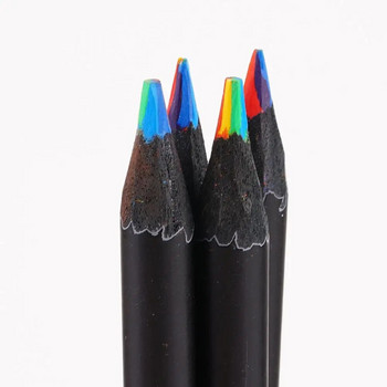 12 бр пастели цветни моливи комплект дъга моливи за деца детски дървени цветни моливи пастели Kawaii цветни моливи на едро