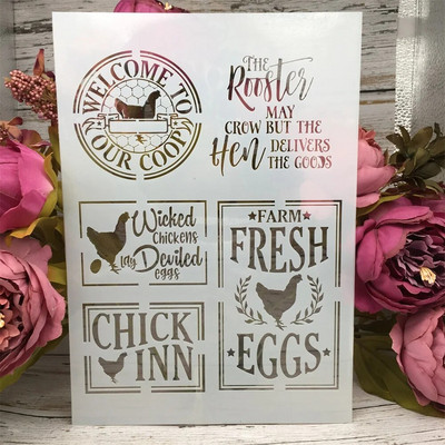 A4 29 cm elevant üles nina DIY kihistusšabloonid seinamaaling väljalõigete album värvimine reljeef album Dekoratiivne paberist kaardi mall