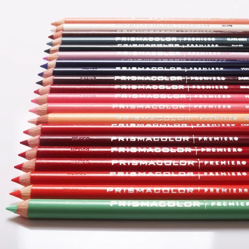 PRISMACOLOR Profesionalūs aliejiniai spalvoti pieštukai 1vnt Lapis de cor Sketch Spalvoti pieštukai Meno piešimo reikmenys PC927/938/1092/1093