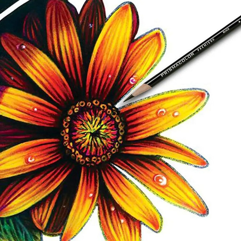 1 tk Prismacolor värviline pliiats must valge nahavärvid Professionaalsed esiletõstmised visandipliiatsid Grafiitkunstniku joonistamine segamine