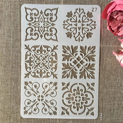 26cm Flower Leaves Line DIY Layering Stencils Wall Painting Scrapbook Coloring ανάγλυφο άλμπουμ Πρότυπο διακοσμητικής κάρτας