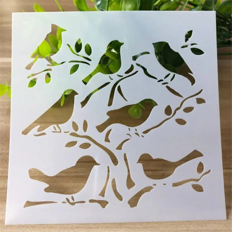 Műanyag gyerekeknek festmény rajz sablon sablon vonalzók eszköz barkácsolás kézműves forma vonalzók rajzfilm üreges virágtányér gyerekeknek ajándékok 1db