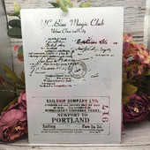 A4 29 cm vintage pasta vēstules aploksnes DIY slāņošanas trafareti sienu gleznojumi albums Krāsošana ar reljefu albumu dekoratīvā veidne