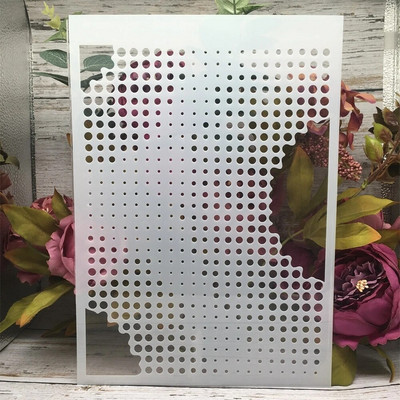 A4 29 cm vintage pasta vēstules aploksnes DIY slāņošanas trafareti sienu gleznojumi albums Krāsošana ar reljefu albumu dekoratīvā veidne