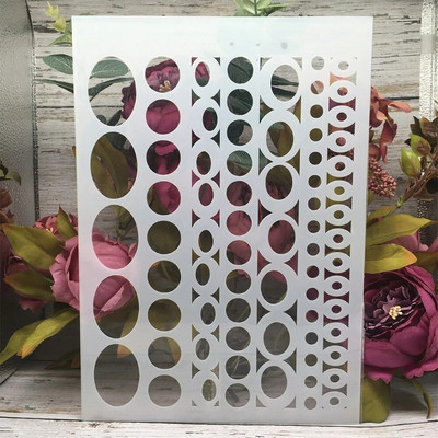 A4 29 cm vintage pasta vēstules aploksnes DIY slāņošanas trafareti sienu gleznojumi albums Krāsošana ar reljefu albumu dekoratīvā veidne