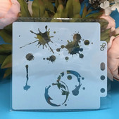 13 cm uus tilk-ringi täpp DIY kihistusšabloonid seinamaaling väljalõigete album värvimine reljeefne albumi dekoratiivne kaardimall