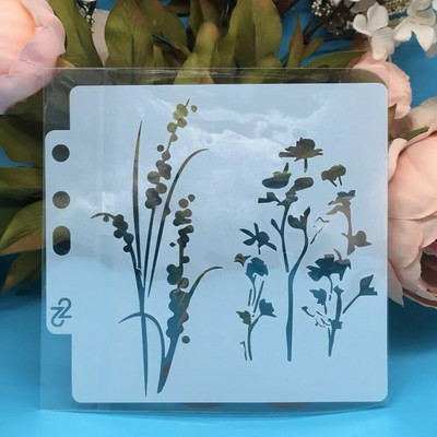 13 cm uus tilk-ringi täpp DIY kihistusšabloonid seinamaaling väljalõigete album värvimine reljeefne albumi dekoratiivne kaardimall