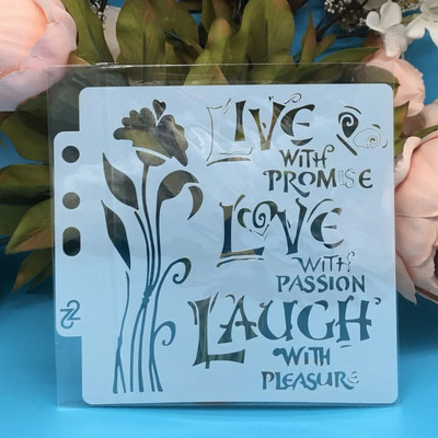 13 cm uus tilk-ringi täpp DIY kihistusšabloonid seinamaaling väljalõigete album värvimine reljeefne albumi dekoratiivne kaardimall