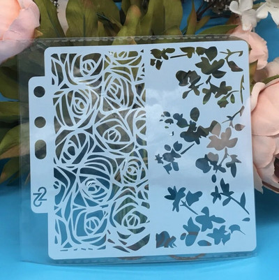 13 cm uus tilk-ringi täpp DIY kihistusšabloonid seinamaaling väljalõigete album värvimine reljeefne albumi dekoratiivne kaardimall