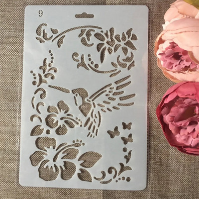 1 τεμ 27,5X19cm Fairy Girl Angel DIY Craft Layering Stencils Ζωγραφική Scrapbooking Stamping Ανάγλυφο άλμπουμ Πρότυπο χάρτινη κάρτα