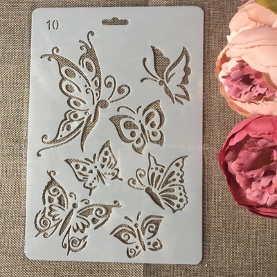 1 τεμ 27,5X19cm Fairy Girl Angel DIY Craft Layering Stencils Ζωγραφική Scrapbooking Stamping Ανάγλυφο άλμπουμ Πρότυπο χάρτινη κάρτα