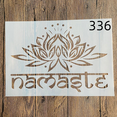 A4 29 *21cm Mandala Islam DIY mandalas veidne trafaretu krāsošanai apzīmogota fotoalbuma reljefa papīra karte uz koka, auduma, sienas