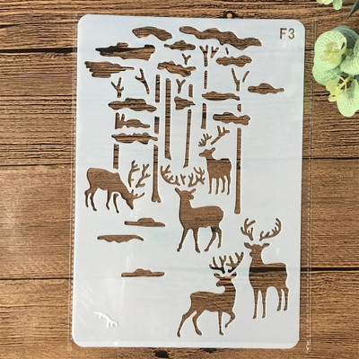 Τετράγωνο πλαίσιο λουλουδιών 26*17cm Στένσιλ με στρώσεις DIY Ζωγραφική τοίχου Λεύκωμα χρωματισμού Ανάγλυφο άλμπουμ Πρότυπο διακοσμητικής κάρτας