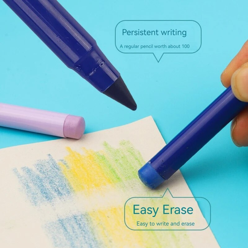 13 krāsu neierobežots rakstīšanas krāsu zīmulis ar uzpildes komplektu bez tintes Jaunums Mūžīgie zīmuļi Pildspalvas Māksla Krāsu glezniecība Skolas piederumi