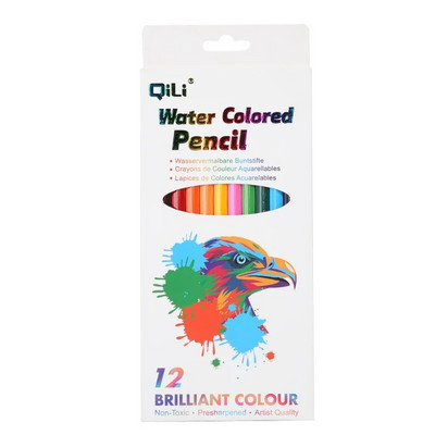 Krāsu zīmuļi 12gab - JIKUN Netoksiska eļļa/ūdens/metāls/neona krāsas Premium zīmēšanas zīmuļu komplekts māksliniekam