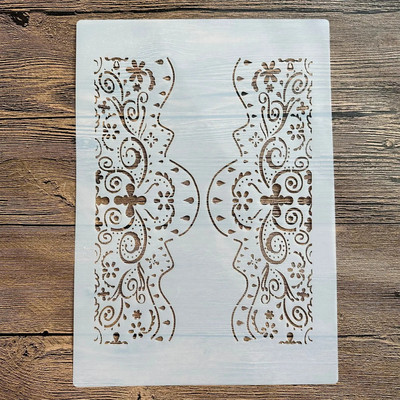 A4 grafiti slāņa veidne, trafaretu apgleznošana, sienas trafarets, albums, krāsošana, reljefs, albuma dekorācijas gleznojums 29 * 21cm