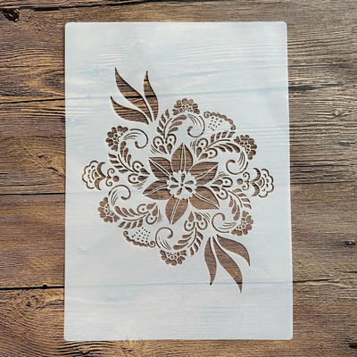 A4 grafiti slāņa veidne, trafaretu apgleznošana, sienas trafarets, albums, krāsošana, reljefs, albuma dekorācijas gleznojums 29 * 21cm