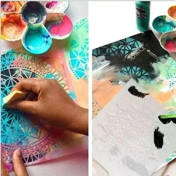 A4 grafiti slāņa veidne, trafaretu apgleznošana, sienas trafarets, albums, krāsošana, reljefs, albuma dekorācijas gleznojums 29 * 21cm