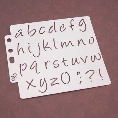 Burtu numuri Dobi trafareti Zīmogošana DIY Scrapbooking žurnāls Reljefs papīrs Fotoalbums Amatniecība Kartes Veidne Dekoram