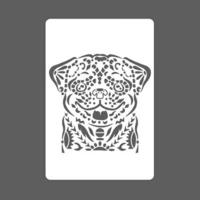 Ise ise maalimise mall 29x20,8 cm Loominguline loomateema Isiksuse kriimustusmaali mall Õpilastarvikute väljalõike mall