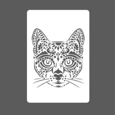 Ise ise maalimise mall 29x20,8 cm Loominguline loomateema Isiksuse kriimustusmaali mall Õpilastarvikute väljalõike mall