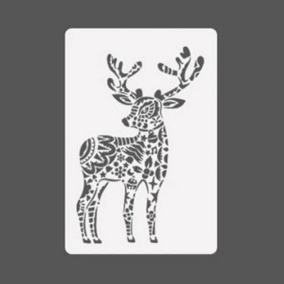 Ise ise maalimise mall 29x20,8 cm Loominguline loomateema Isiksuse kriimustusmaali mall Õpilastarvikute väljalõike mall